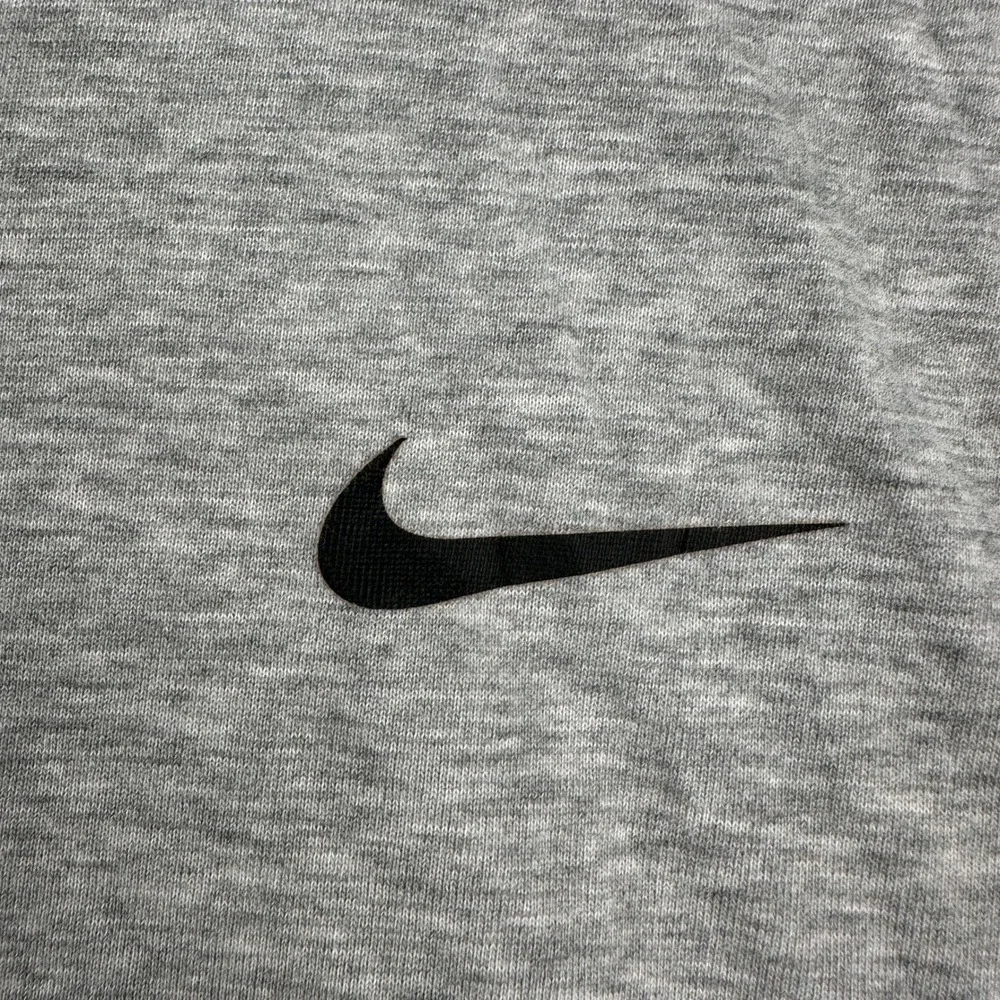 Nike Sleeveless Shirt Mens Medium The Nike Tee Gray Dri-FIT Graphic Swoosh